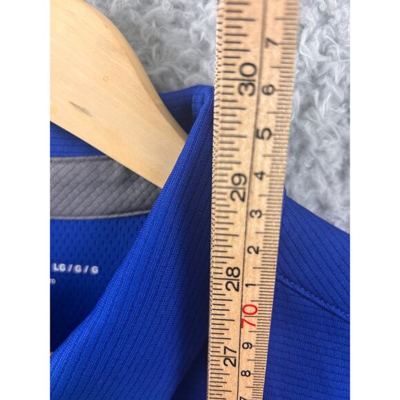 Under Armour Blue Performance Polo Shirt Men’s Large Loose Fit HeatGear - Picture 4 of 7